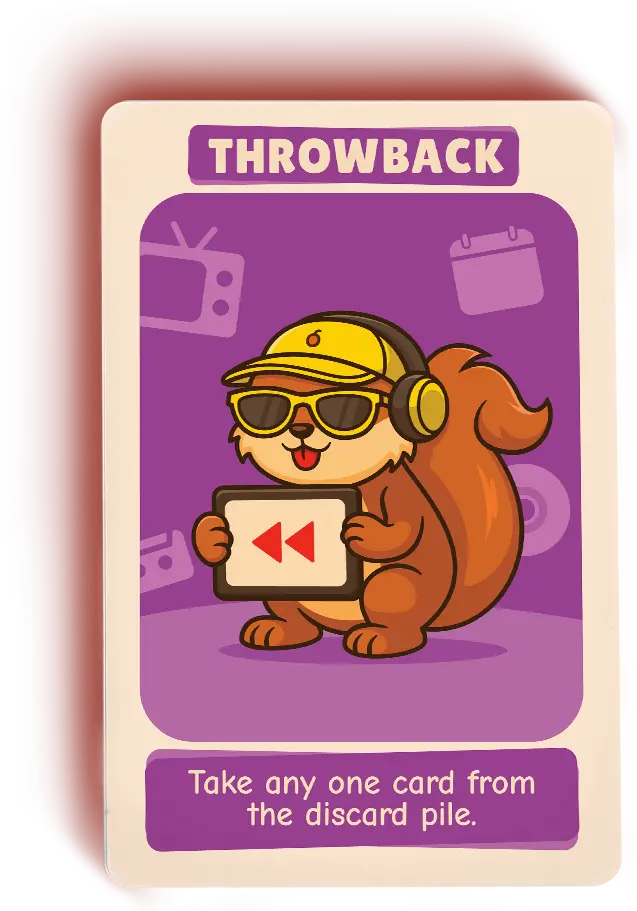 FOMO Card Game - Card top view