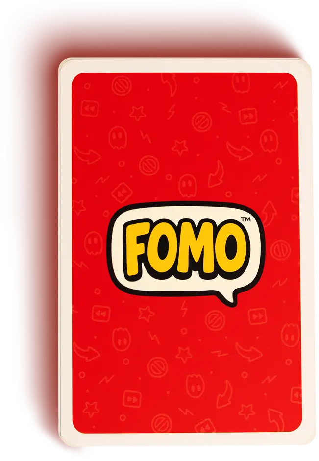 FOMO Card Game - Card pile
