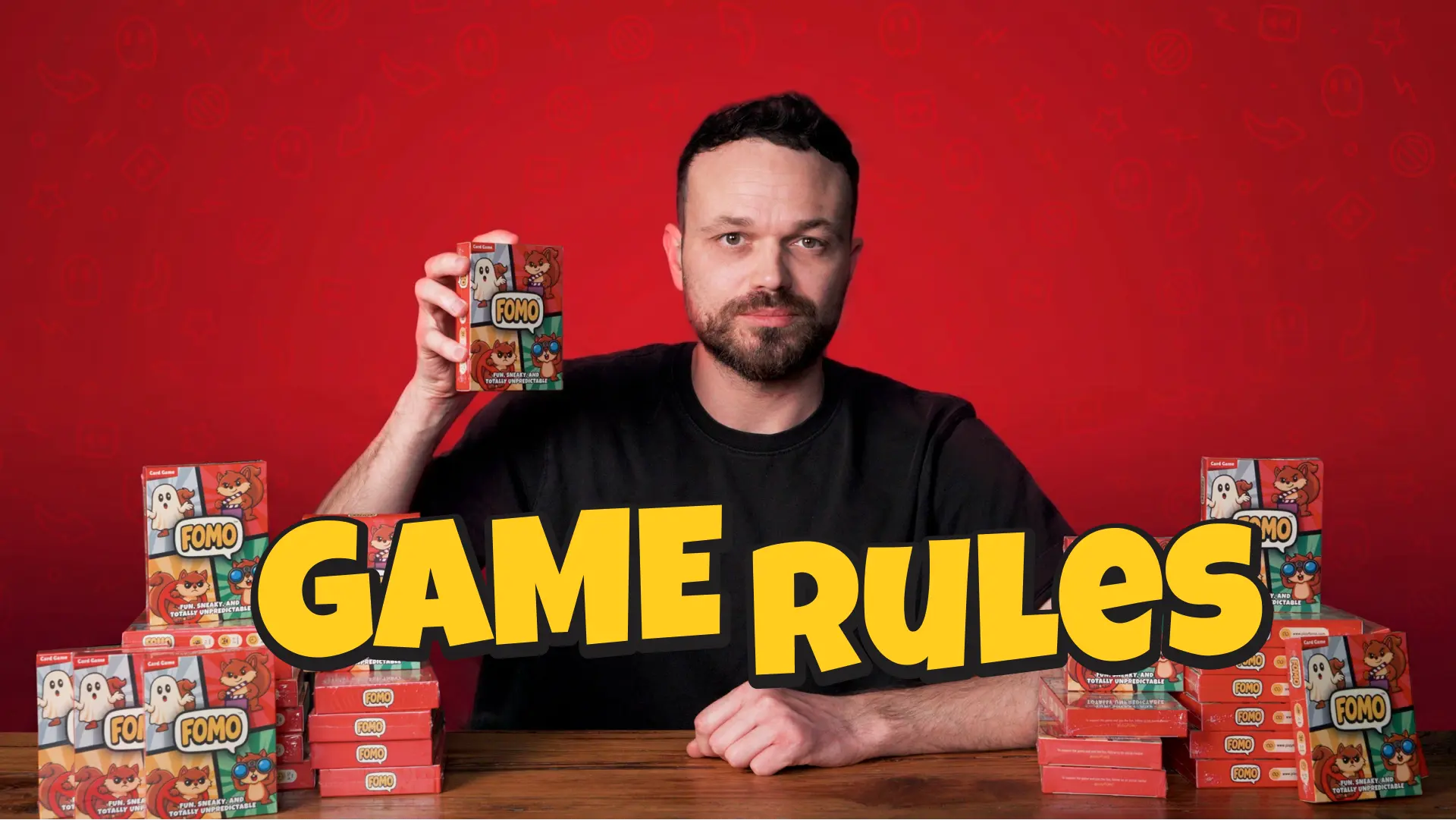 Watch the FOMO card game rules video